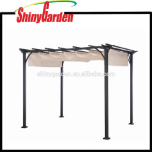 3*4m Flat Roof Garden Line Gazebo Aluminum Frame Outdoor Gazebo Tents With Canopy For Pergola Pavilion